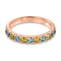 Half Eternity Classic Prong Set Udara Band