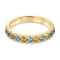 Half Eternity Classic Prong Set Udara Band