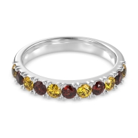 Half Eternity Classic Prong Set Udara Band