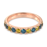 Half Eternity Classic Prong Set Udara Band