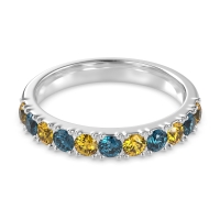 Half Eternity Classic Prong Set Udara Band