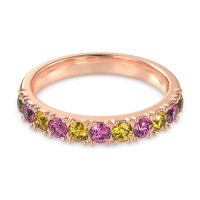 Half Eternity Classic Prong Set Udara Band
