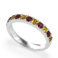 Half Eternity Classic Prong Set Udara Band