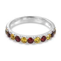 Half Eternity Classic Prong Set Udara Band