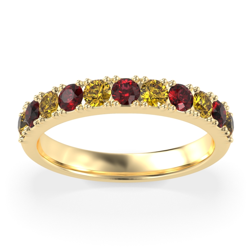 Half Eternity Classic Prong Set Udara Band