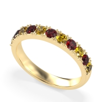 Half Eternity Classic Prong Set Udara Band