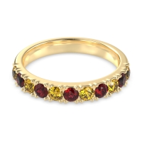 Half Eternity Classic Prong Set Udara Band