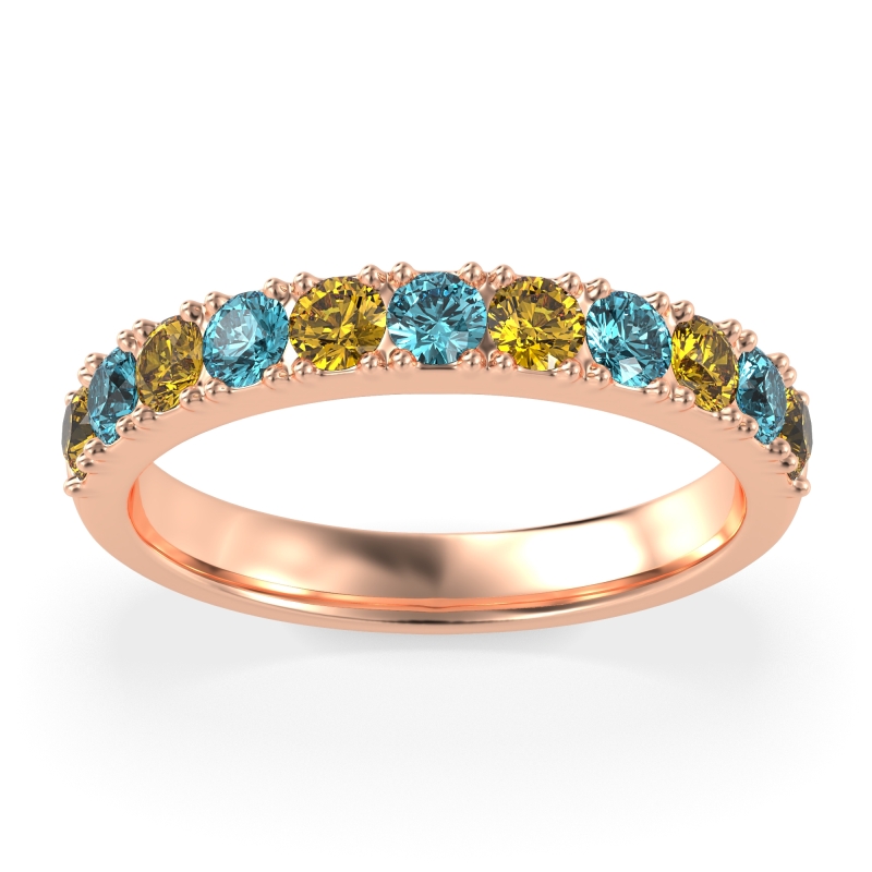 Half Eternity Classic Prong Set Udara Band