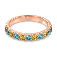 Half Eternity Classic Prong Set Udara Band