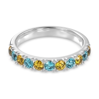 Half Eternity Classic Prong Set Udara Band