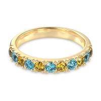 Half Eternity Classic Prong Set Udara Band