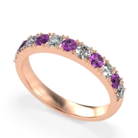 Half Eternity Classic Prong Set Udara Band