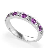 Half Eternity Classic Prong Set Udara Band