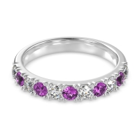 Half Eternity Classic Prong Set Udara Band