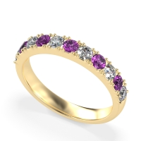 Half Eternity Classic Prong Set Udara Band