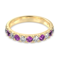 Half Eternity Classic Prong Set Udara Band