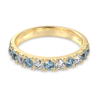 Half Eternity Classic Prong Set Udara Band