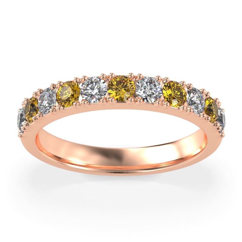 Half Eternity Classic Prong Set Udara Band