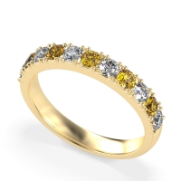 Half Eternity Classic Prong Set Udara Band