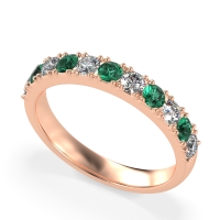 Half Eternity Classic Prong Set Udara Band