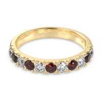 Half Eternity Classic Prong Set Udara Band