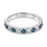 Half Eternity Classic Prong Set Udara Band