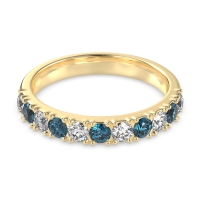 Half Eternity Classic Prong Set Udara Band