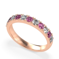 Half Eternity Classic Prong Set Udara Band