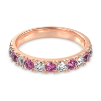 Half Eternity Classic Prong Set Udara Band