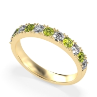 Half Eternity Classic Prong Set Udara Band