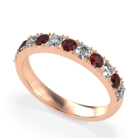 Half Eternity Classic Prong Set Udara Band