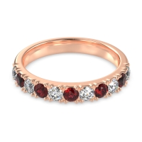 Half Eternity Classic Prong Set Udara Band