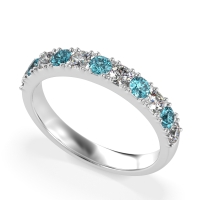 Half Eternity Classic Prong Set Udara Band