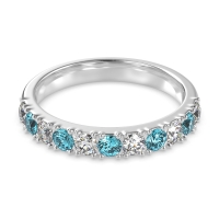 Half Eternity Classic Prong Set Udara Band