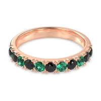 Half Eternity Classic Prong Set Udara Band