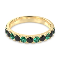 Half Eternity Classic Prong Set Udara Band