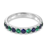 Half Eternity Classic Prong Set Udara Band