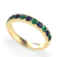 Half Eternity Classic Prong Set Udara Band