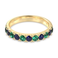 Half Eternity Classic Prong Set Udara Band