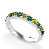 Half Eternity Classic Prong Set Udara Band