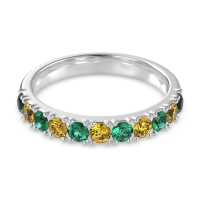 Half Eternity Classic Prong Set Udara Band