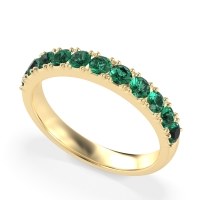 Half Eternity Classic Prong Set Udara Band