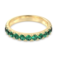 Half Eternity Classic Prong Set Udara Band