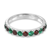 Half Eternity Classic Prong Set Udara Band