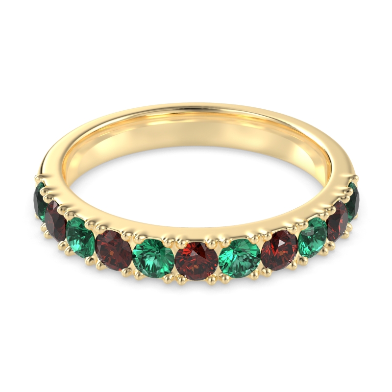 Half Eternity Classic Prong Set Udara Band