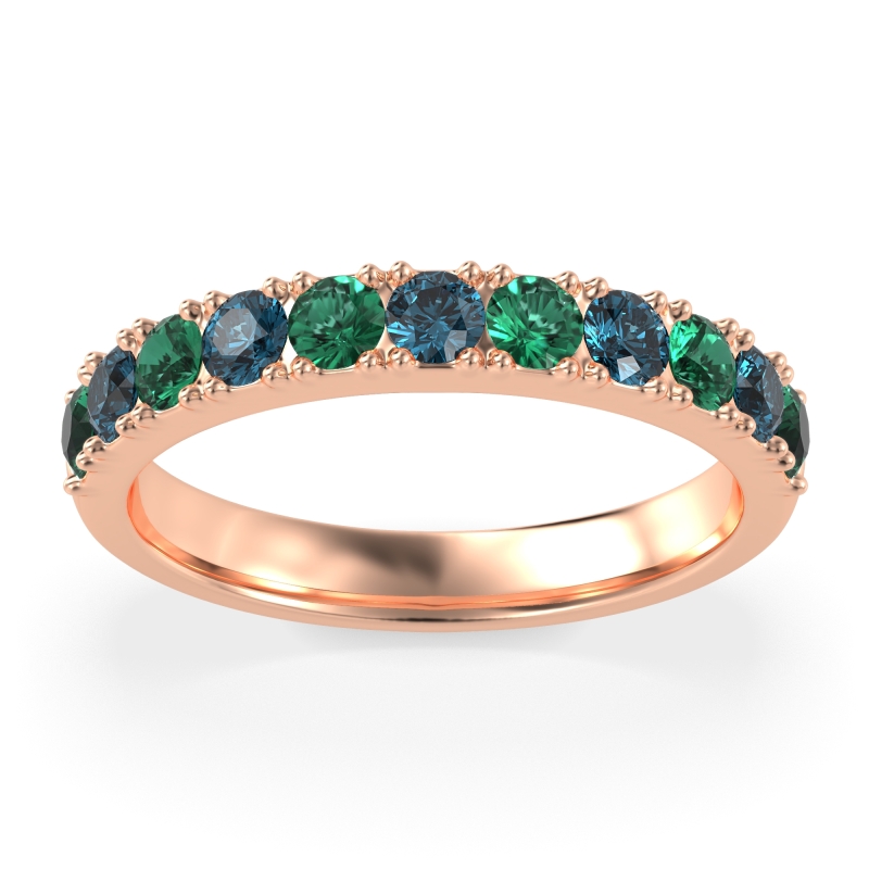 Half Eternity Classic Prong Set Udara Band