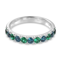 Half Eternity Classic Prong Set Udara Band