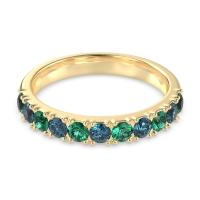 Half Eternity Classic Prong Set Udara Band
