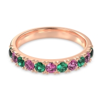 Half Eternity Classic Prong Set Udara Band