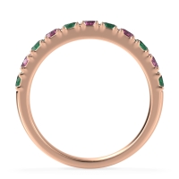 Half Eternity Classic Prong Set Udara Band